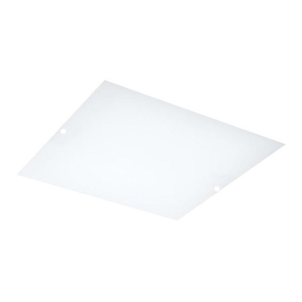 Reservglas 25x25 cm vit