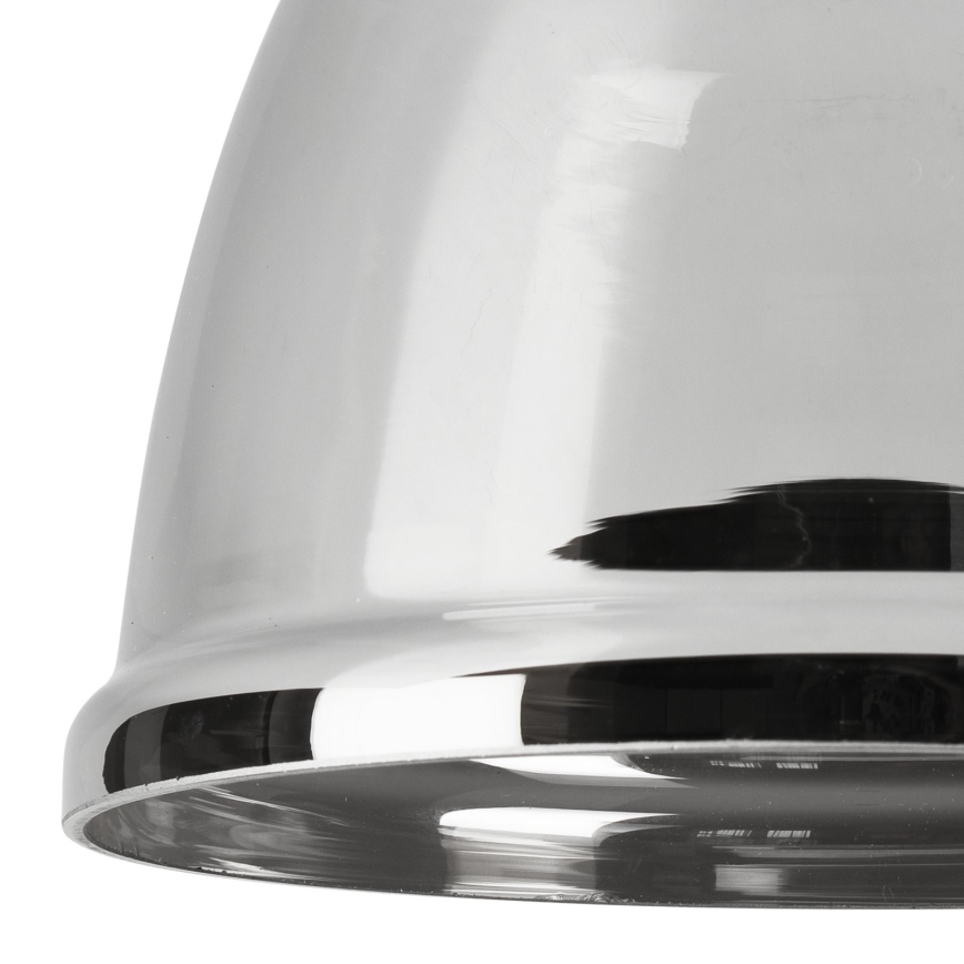 Reservglas till taklampa MARIO E27 Ø 16 cm blank krom