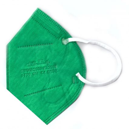 Respirator FFP2 NR CE 0598 grön 50st