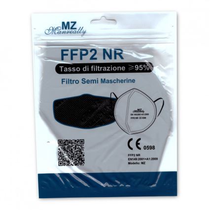 Respirator FFP2 NR CE 0598 grön 50st