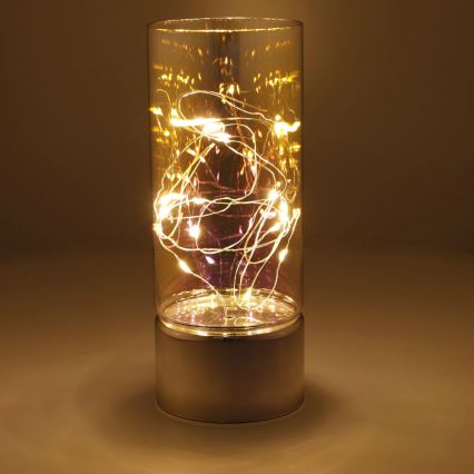 Dekoration with LED chain 3xAA varm vit