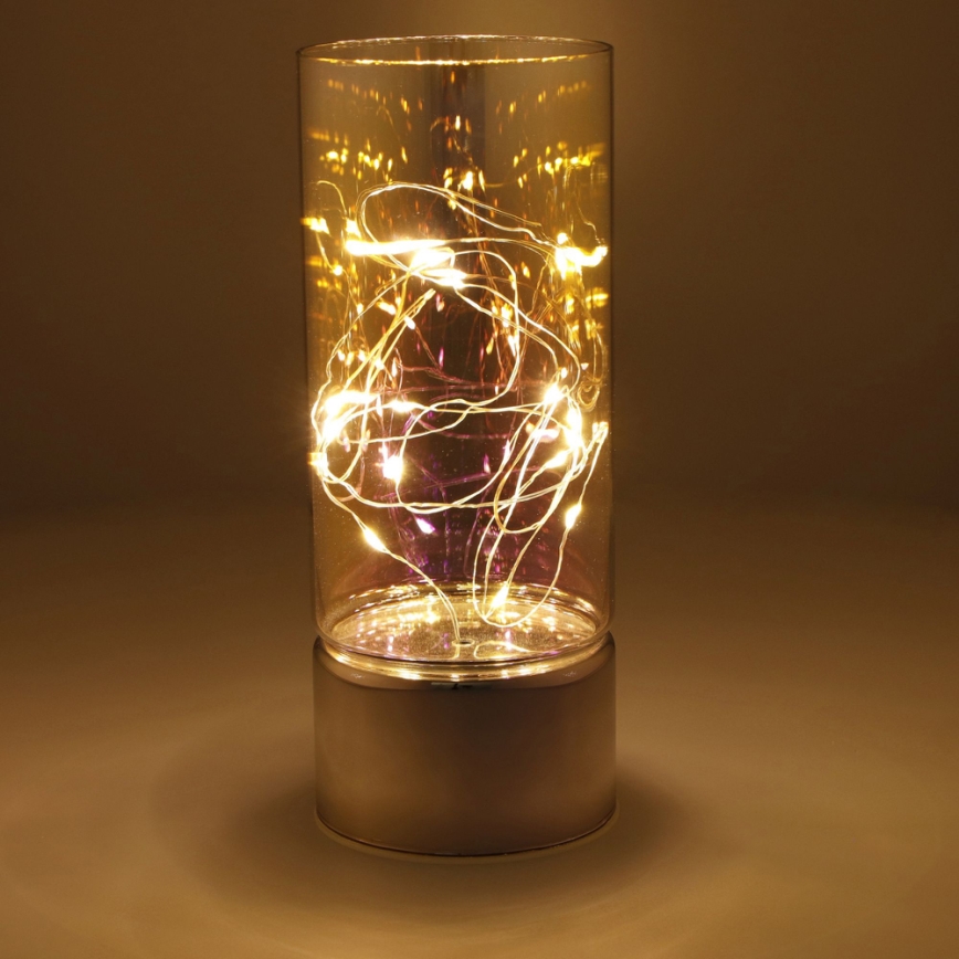 Dekoration with LED chain 3xAA varm vit