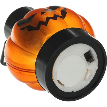 KIT 6x LED Dekoration HALLOWEEN LED/1xCR2032/varm vit pumpor