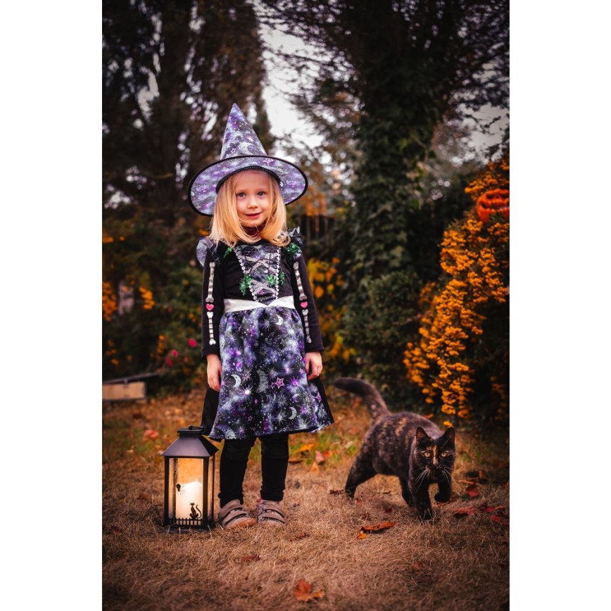 LED Dekoration HALLOWEEN LED/3xAAA/varm vit lykta