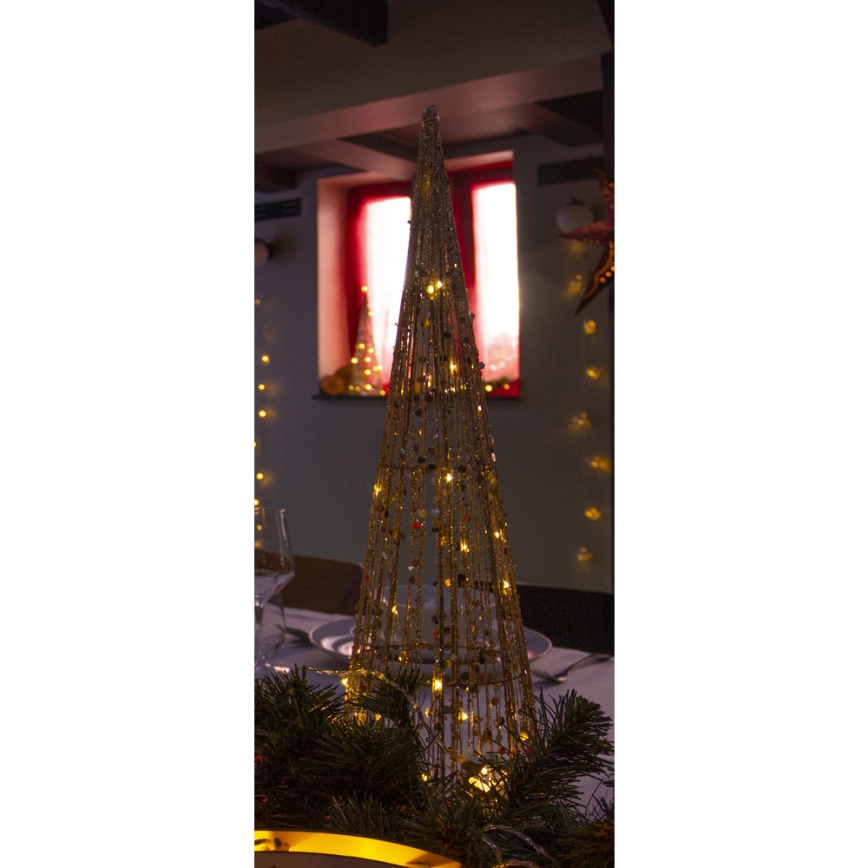 LED Juldekoration LED/2xAA 40 cm kon