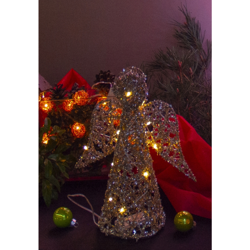 LED Juldekoration LED/2xAA ängel
