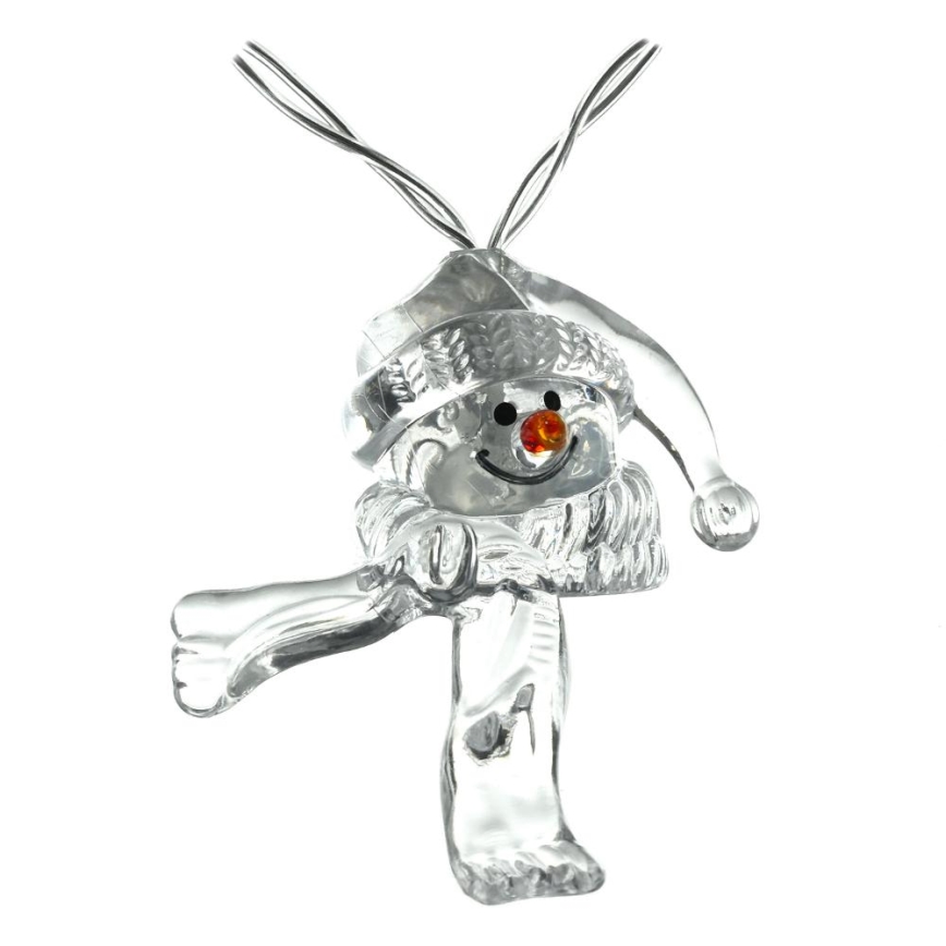 LED julkedja 10xLED/2xAA/varm vit 1,65m snögubbar