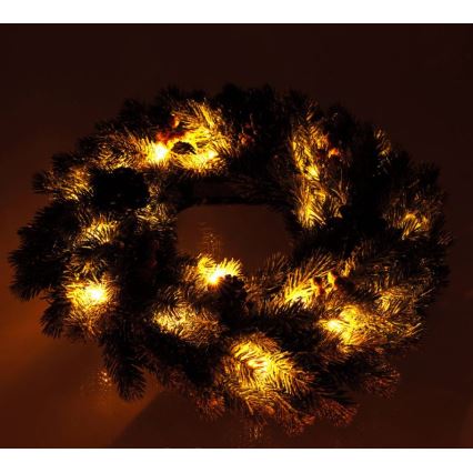 LED Julkrans LED/2xAA d. 40 cm
