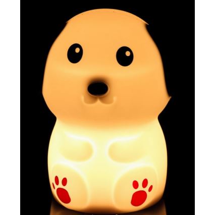 LED Ljusreglerad children's night lamp LED/0,4W/1000 mAh hund