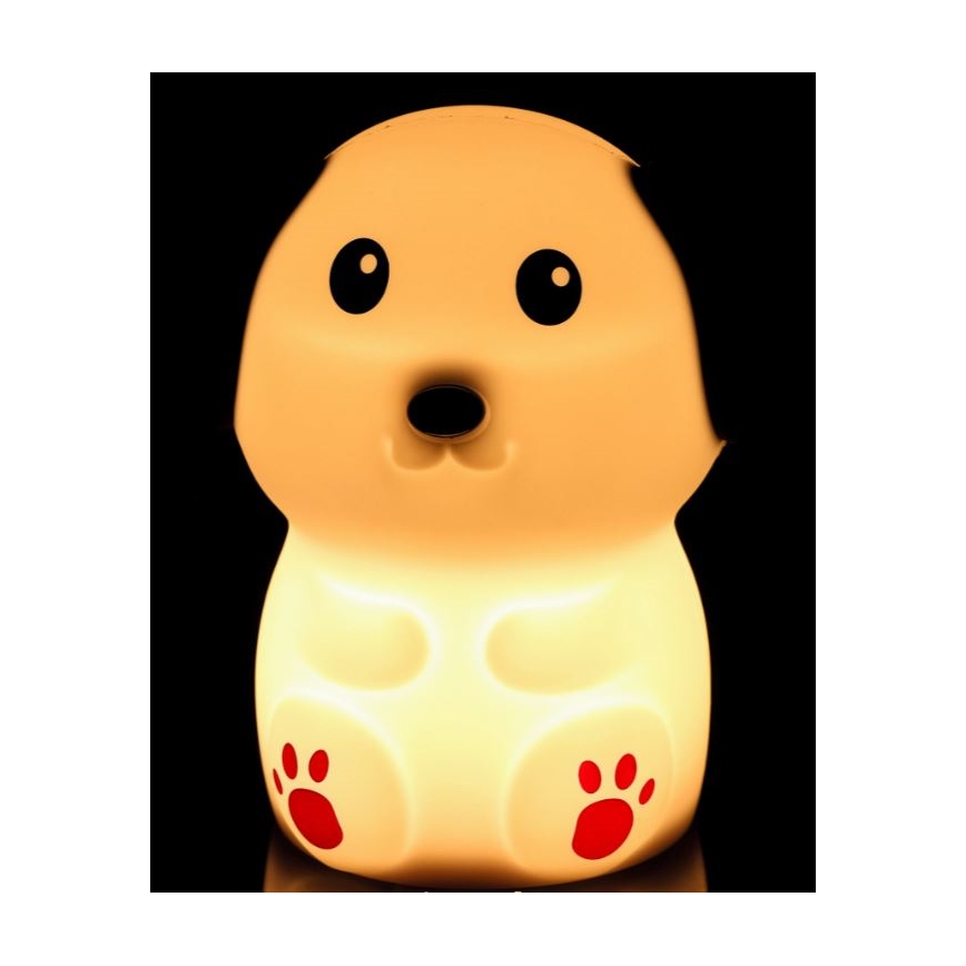 LED Ljusreglerad children's night lamp LED/0,4W/1000 mAh hund