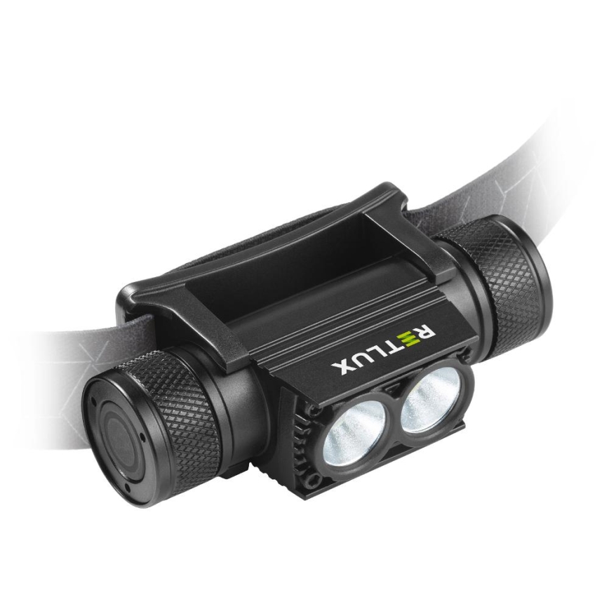 LED Ljusreglerad uppladdningsbar aluminum pannlampa LED/2600 mAh IP65
