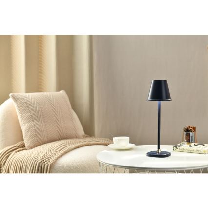 LED Ljusreglerad uppladdningsbar bordslampa LED/3W/1800 mAh mörkblå
