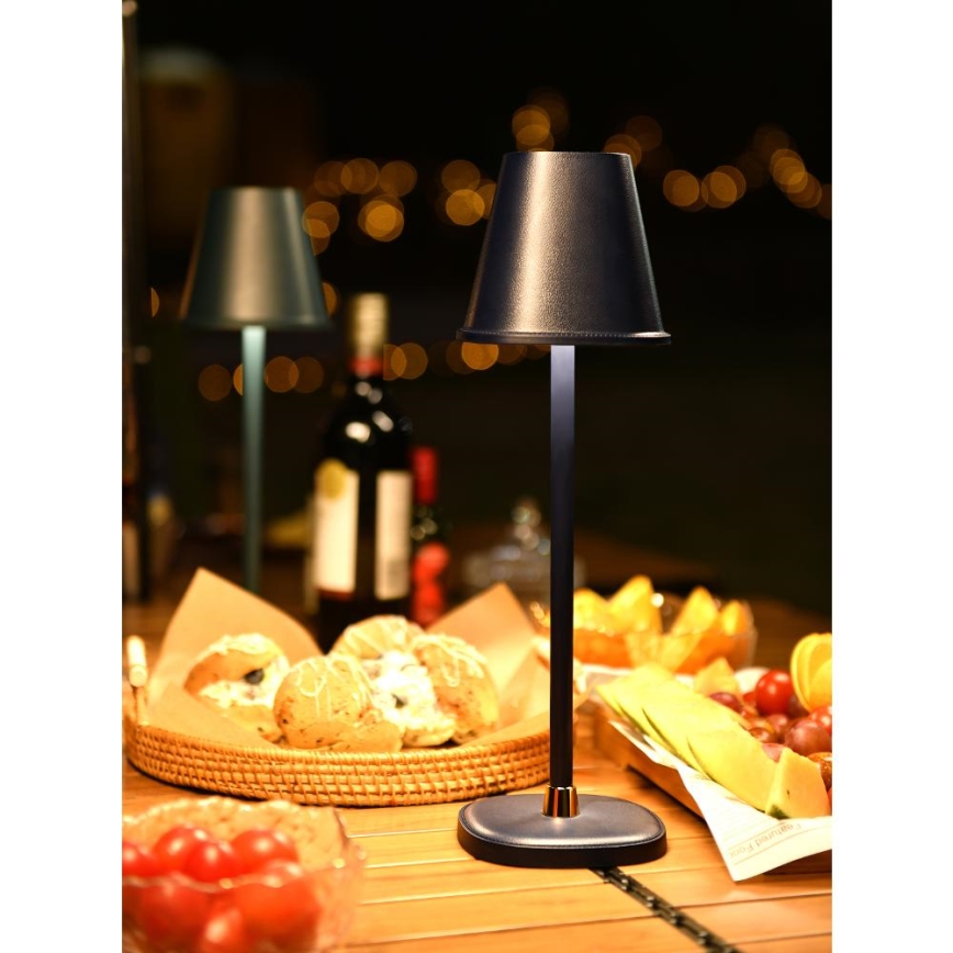 LED Ljusreglerad uppladdningsbar bordslampa LED/3W/1800 mAh mörkblå