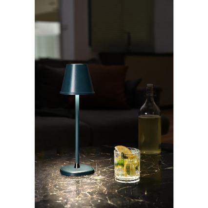 LED Ljusreglerad uppladdningsbar bordslampa LED/3W/1800 mAh mörkblå