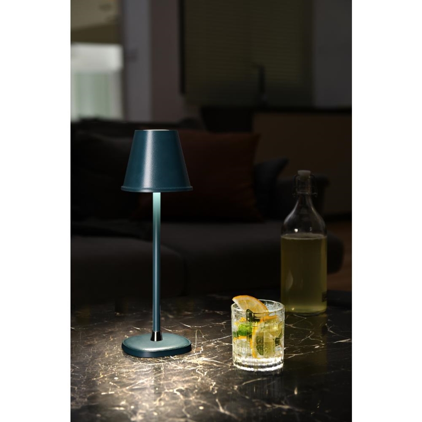 LED Ljusreglerad uppladdningsbar bordslampa LED/3W/1800 mAh mörkblå