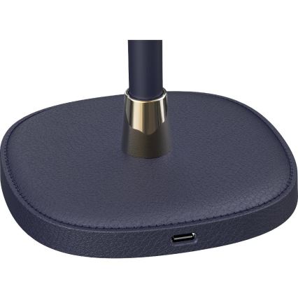 LED Ljusreglerad uppladdningsbar bordslampa LED/3W/1800 mAh mörkblå