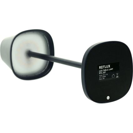 LED Ljusreglerad uppladdningsbar bordslampa LED/3W/1800 mAh mörkblå