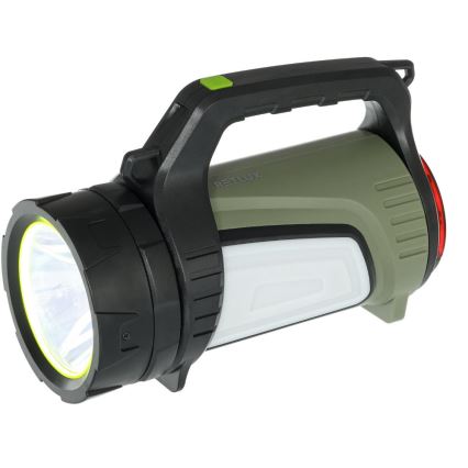 LED Ljusreglerad utomhus uppladdningsbar ficklampa med en strömbank LED/21W/4400mAh IP44