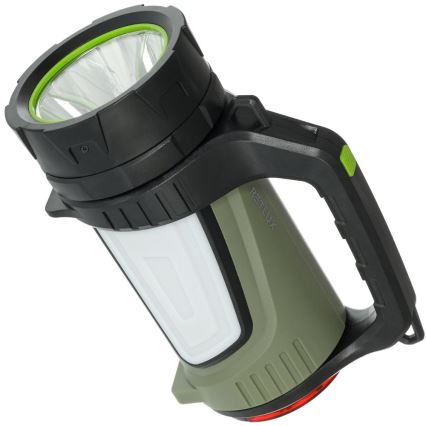 LED Ljusreglerad utomhus uppladdningsbar ficklampa med en strömbank LED/21W/4400mAh IP44