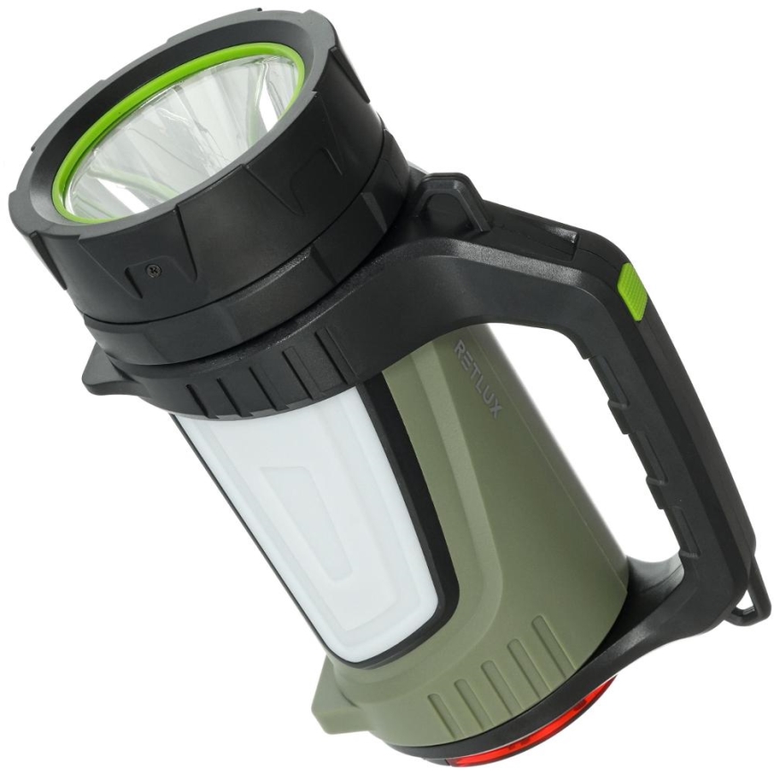 LED Ljusreglerad utomhus uppladdningsbar ficklampa med en strömbank LED/21W/4400mAh IP44