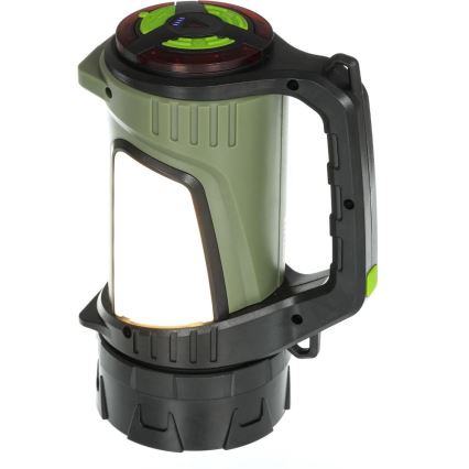 LED Ljusreglerad utomhus uppladdningsbar ficklampa med en strömbank LED/21W/4400mAh IP44