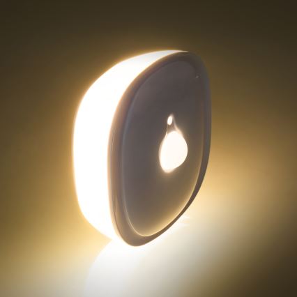LED nattlampa med sensor LED/0,45W/3xAAA 3000K vit