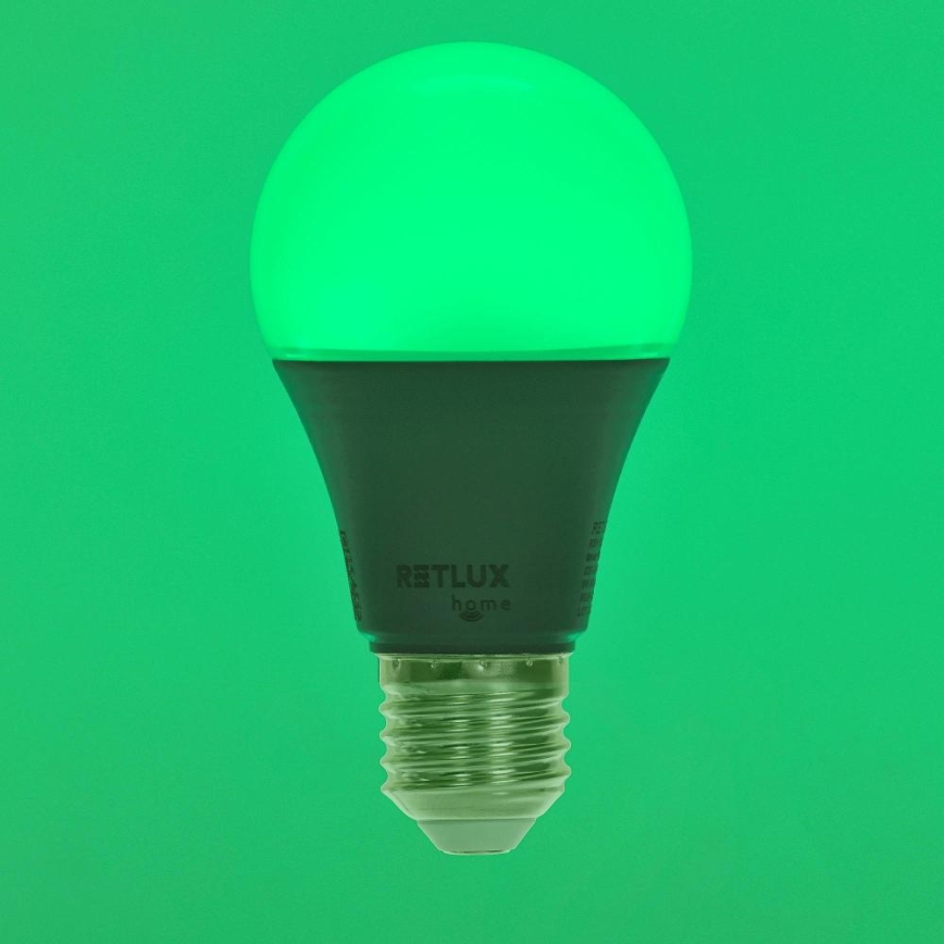 LED RGBW dimbar lampa A60 E27/9W/230V 2700-6500K Wi-Fi Tuya
