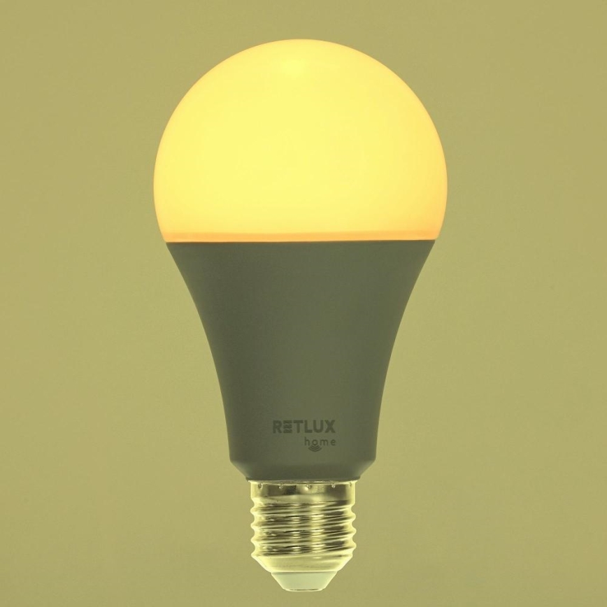 LED RGBW dimbar lampa A70 E27/14W/230V 2700-6500K Wi-Fi Tuya