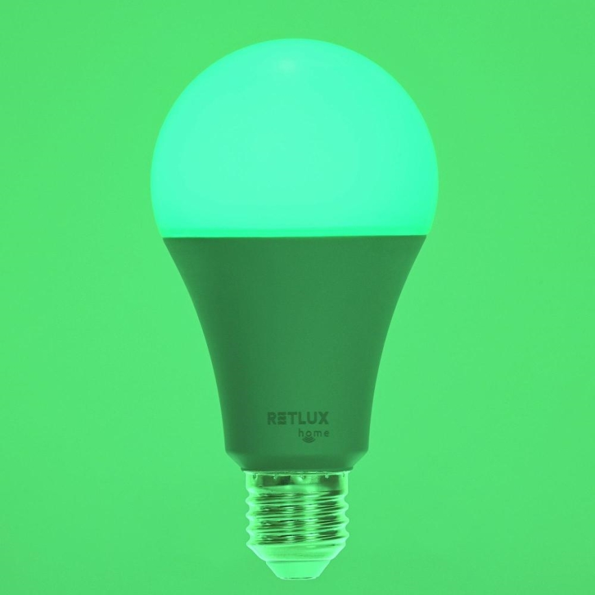 LED RGBW dimbar lampa A70 E27/14W/230V 2700-6500K Wi-Fi Tuya