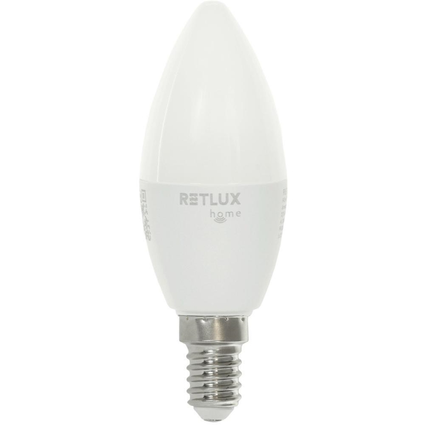 LED RGBW dimbar lampa C37 E14/4,5W/230V 2700-6500K Wi-Fi Tuya