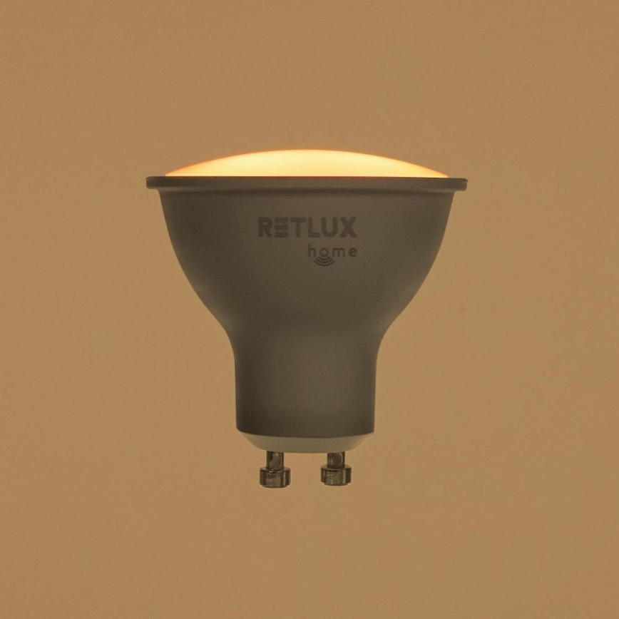 LED RGBW dimbar lampa MR16 GU10/4,5W/230V 2700-6500K Wi-Fi Tuya