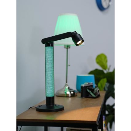LED RGBW Ljusreglerad bordslampa LED/10W/5V 2700-6000K Wi-Fi Tuya + fjärrkontroll