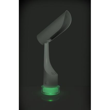 LED RGBW Ljusreglerad uppladdningsbar bordslampa LED/5W/5V 2000 mAh 3000/6000K vit