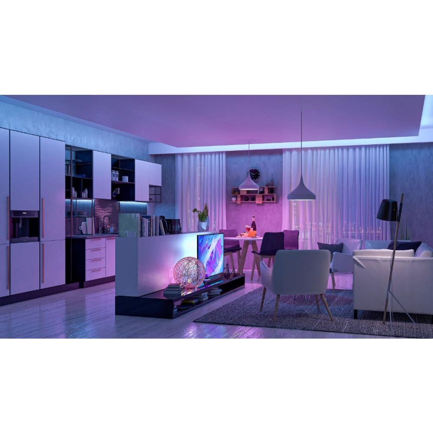 LED RGBW Smart ljusreglerad list 5m LED/230V 2700-6500K Wi-Fi Tuya + fjärrkontroll
