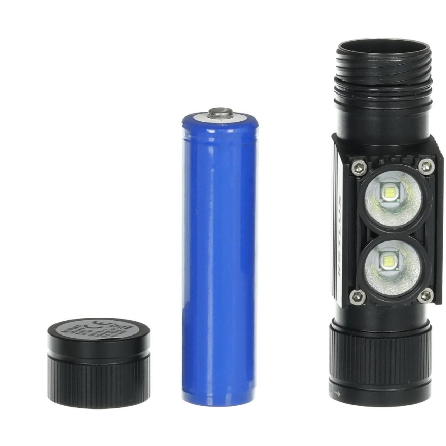 LED uppladdningsbar aluminiumstrålkastare LED/2600 mAh IP66