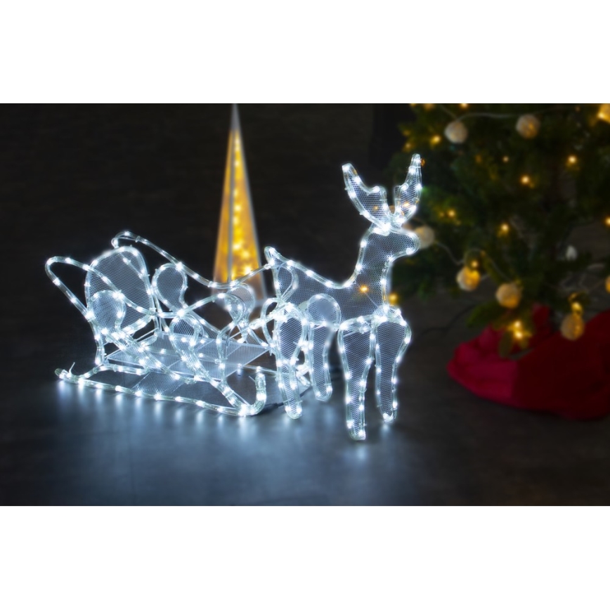 LED Utomhus juldekoration LED/12W/230V IP44 ren