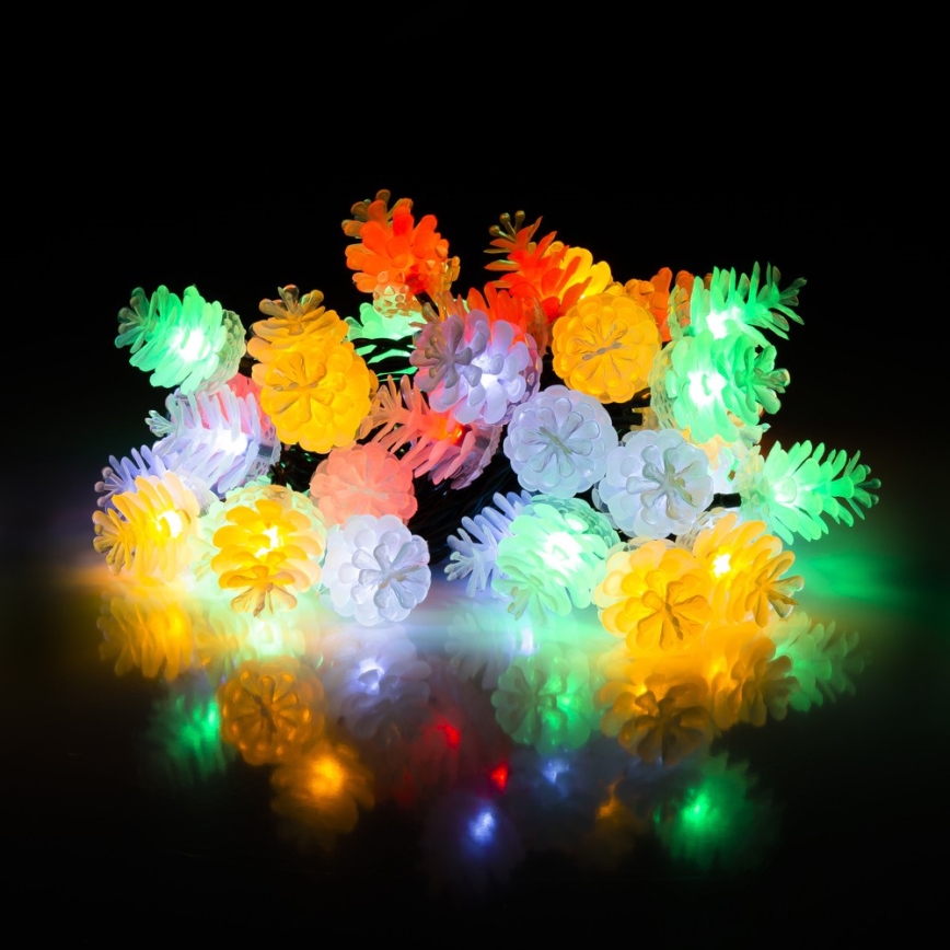 LED utomhus julkedja  80xLED/25m IP44 flerfärgade
