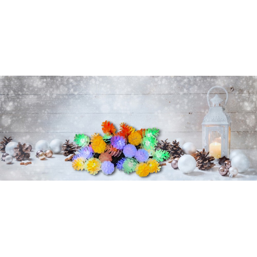 LED utomhus julkedja  80xLED/25m IP44 flerfärgade