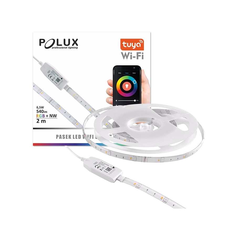 RGB LED Dimbar Utomhus ljusslinga Wi-fi LED/6.5W/IP65 2 m Tuya