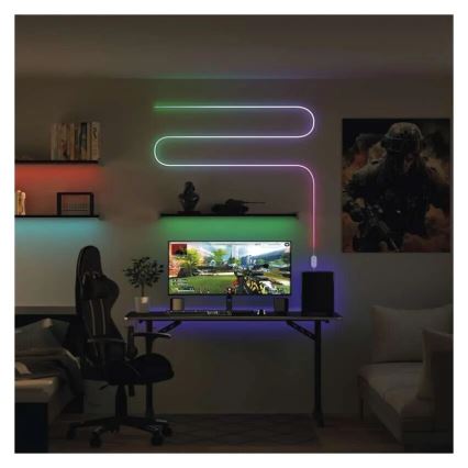 RGBIC LED ljusreglerad list GoSmart LED/24W/230V 3 m Wi-Fi Tuya