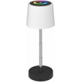 RGBW-LED dimbar och beröringsstyrd uppladdningsbar utomhusbordslampa LED/2W/5V IP44 1200 mAh grå