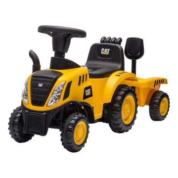 Ride-on push traktor CAT gul/svart