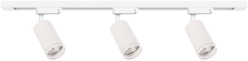 Riktbar spotlight för skensystemet PIPE 3xGU10/10W/230V, vit
