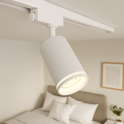 Riktbar spotlight för skensystemet PIPE 3xGU10/10W/230V, vit