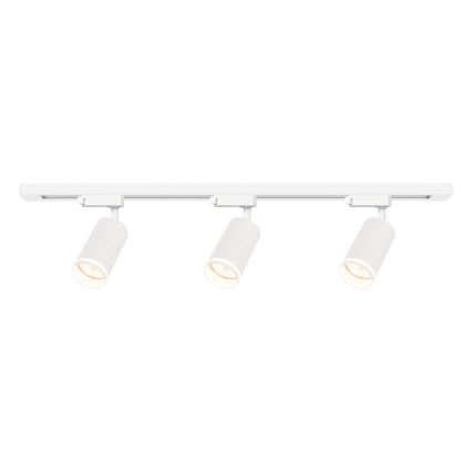 Riktbar spotlight för skensystemet PIPE 3xGU10/10W/230V, vit
