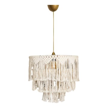 RIMINI Pendellampa 1xE27/40W/230V Creme