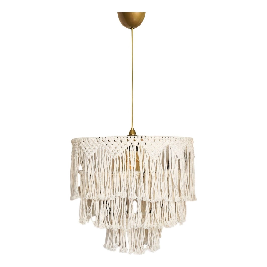 RIMINI Pendellampa 1xE27/40W/230V Creme