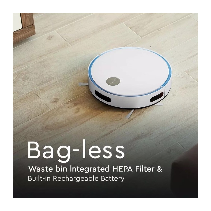 Robotdammsugare vit/blå + fjärrkontroll