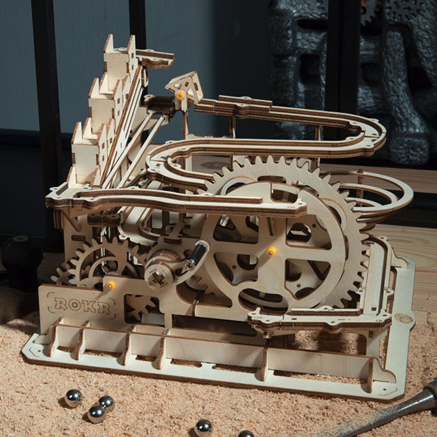 RoboTime - 3D pusselbana för kulor Spiral