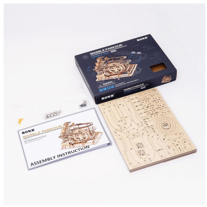 RoboTime - 3D pusselbana för kulor Spiral